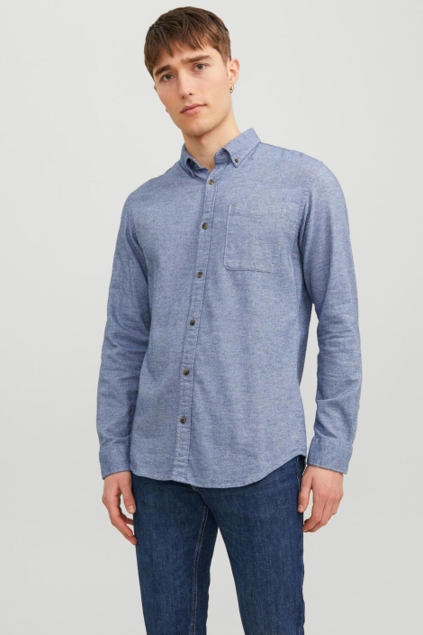 Jack & Jones jjeclassic melange shirt ls sn